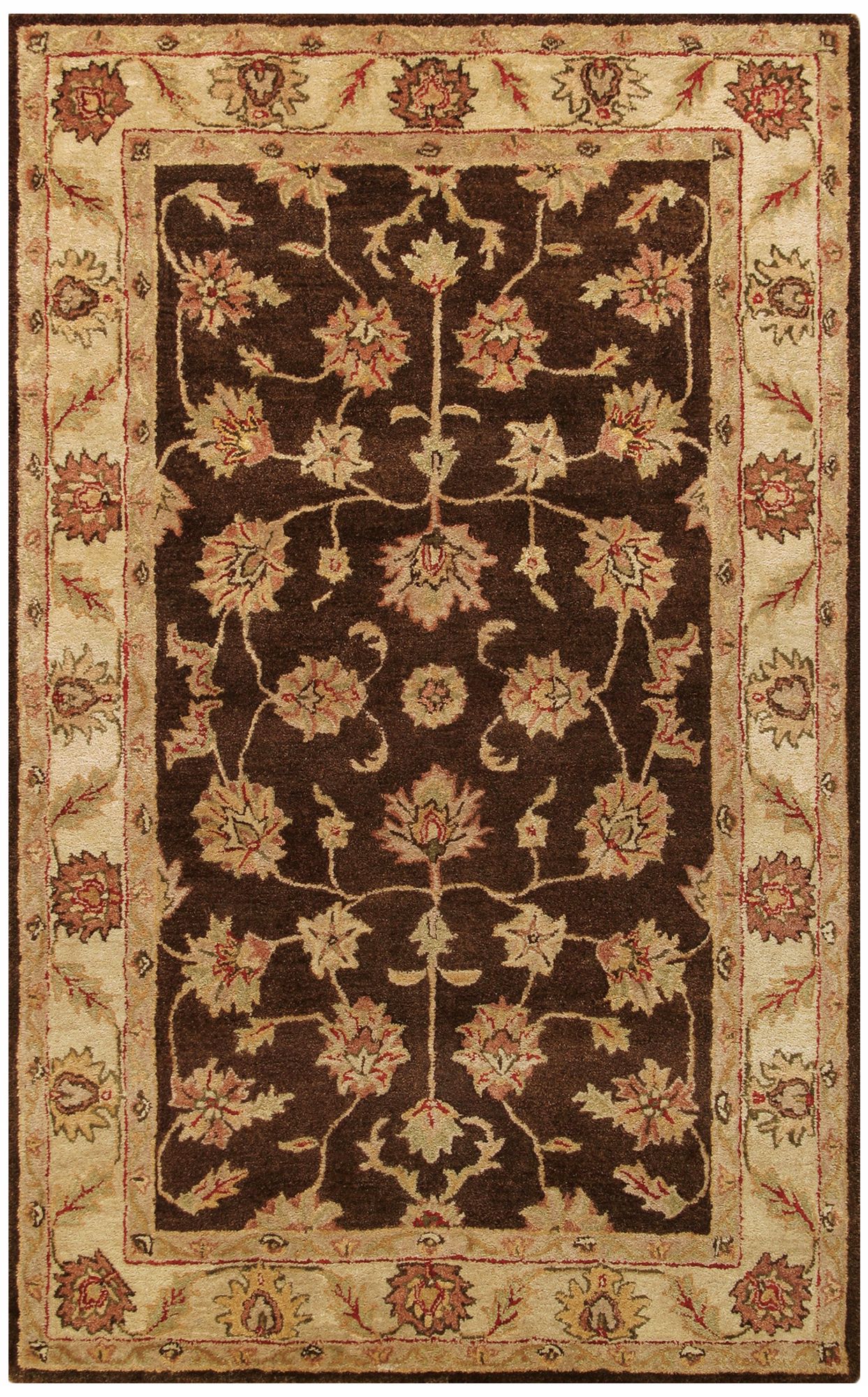 Golden Collection 802 Brown and Beige Area Rug