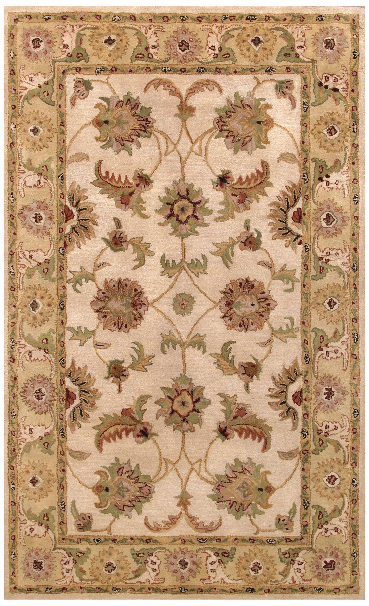 Harmony Collection 907 Beige and Light Green Rug