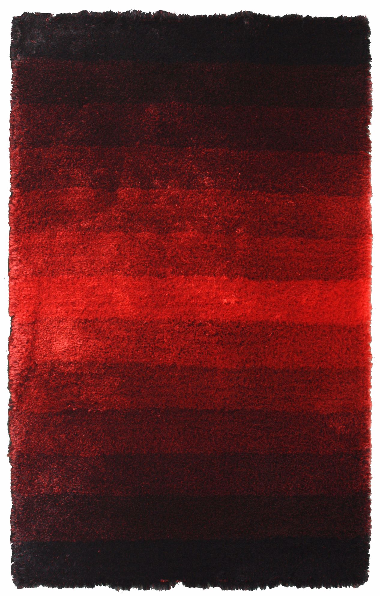 Jewel Collection 4402 Red/Black Shag Area Rug