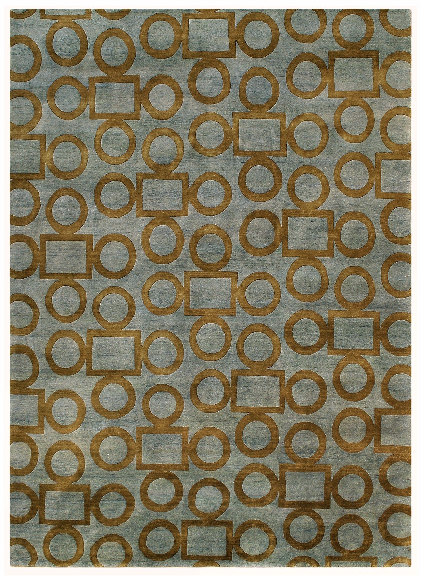 Legacy Collection 1503 Gray and Gold Area Rug