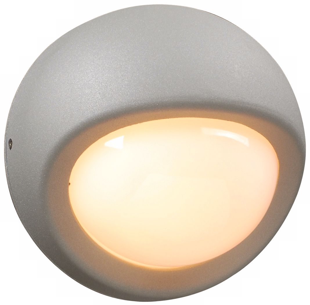 Sol Collection 7 1/2" Wide Silver Outdoor Wall Light