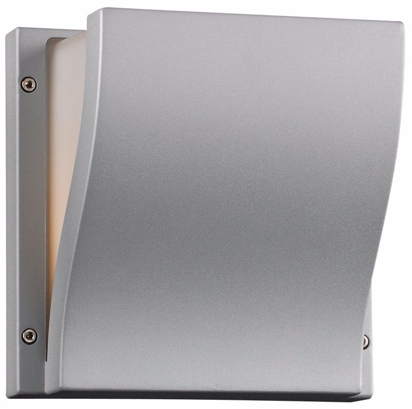 Motivo Collection 9" Wide Silver Outdoor Wall Light