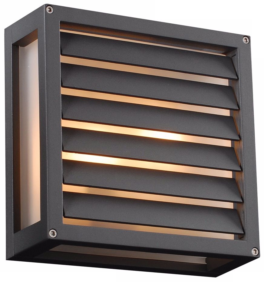 Moritz 9 3/4" Square Bronze Outdoor Wall Light