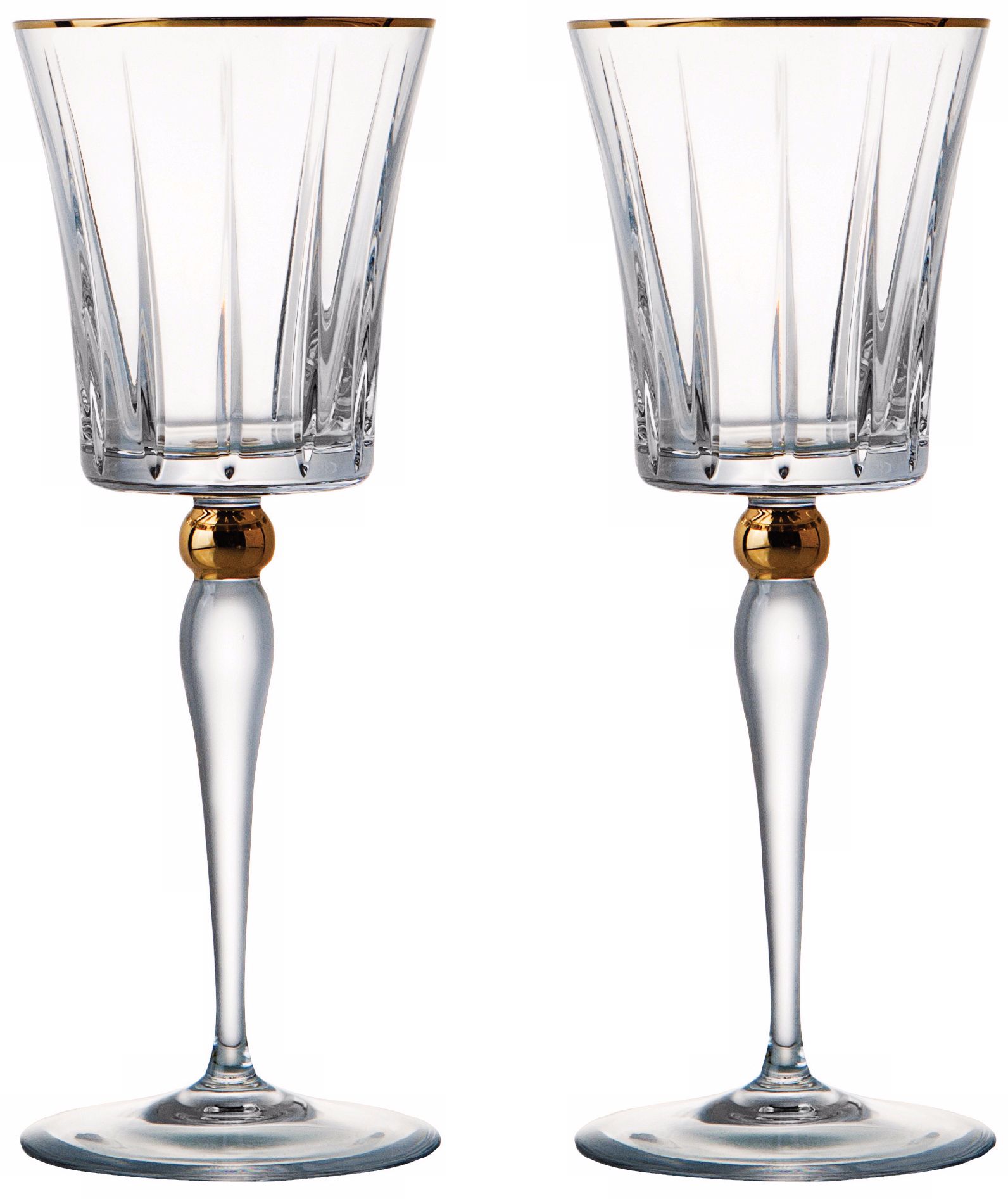 Elmsford Collection Set of 2 Crystal Wine Glasses