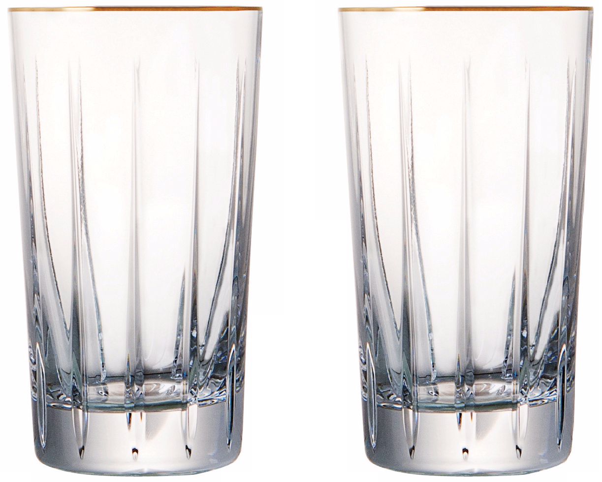 Elmsford Collection Set of 2 Crystal Highball Glasses