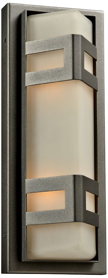 Sasha 16 1/4" High Bronze Outdoor Wall Light