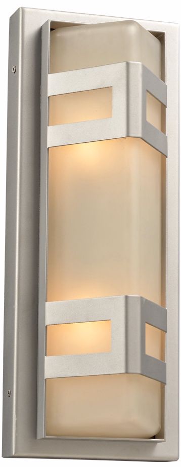 Sasha 16 1/4" High Silver Outdoor Wall Light
