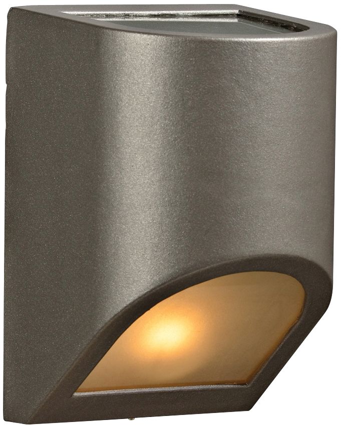 Perry 8" High Top and Bottom Bronze Outdoor Wall Light