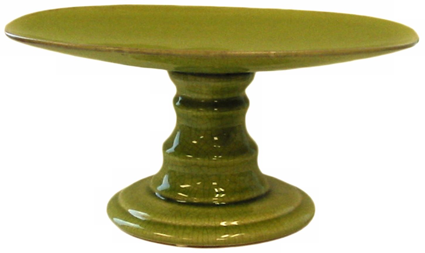 Parisian Small Apple Green Oval Platter