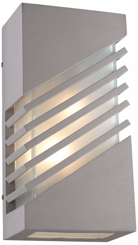 Perlage16" High Silver Outdoor Wall Light