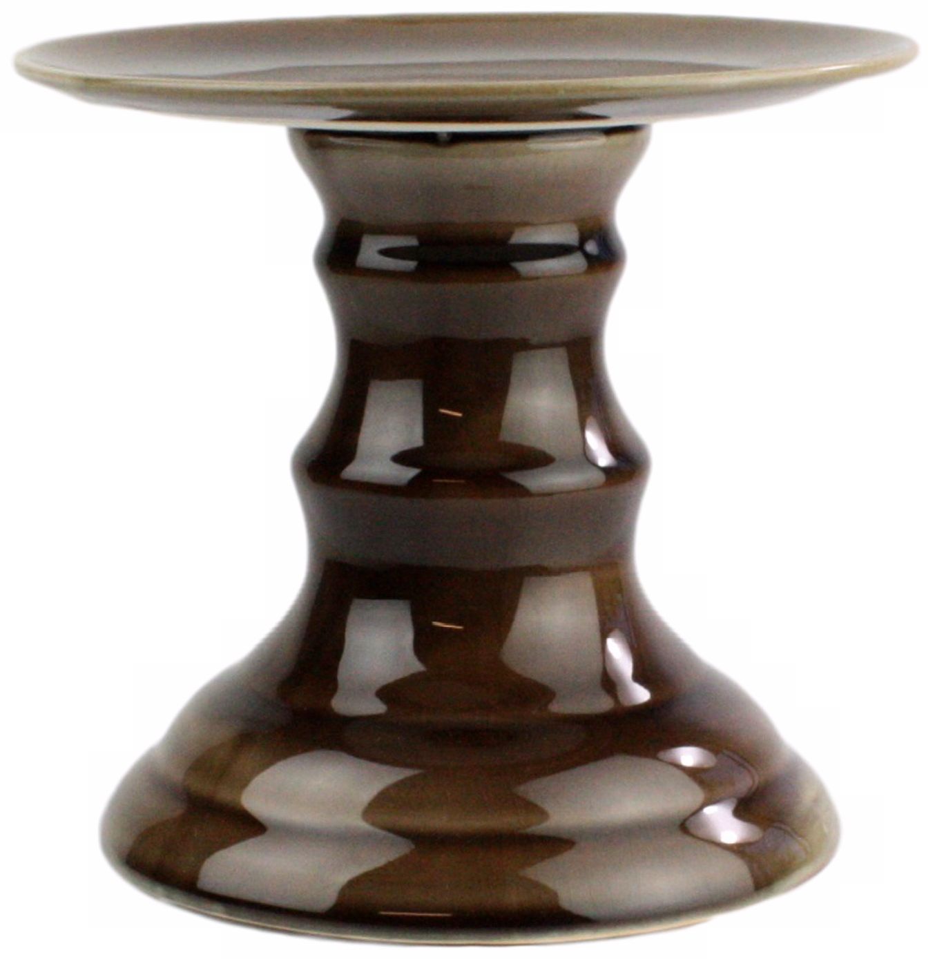 Parisian Brown Small Round Platter
