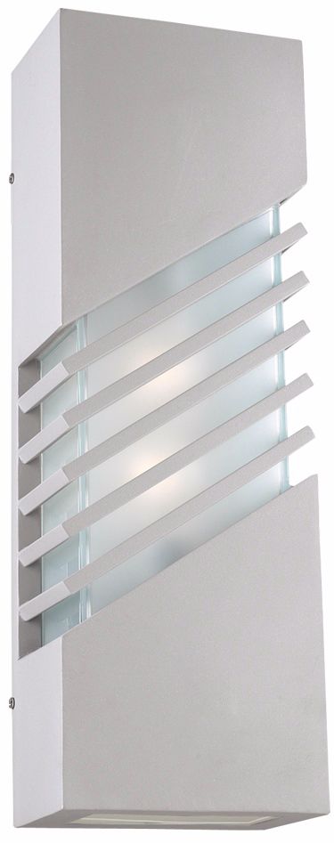 Perlage 24" High Silver Outdoor Wall Light