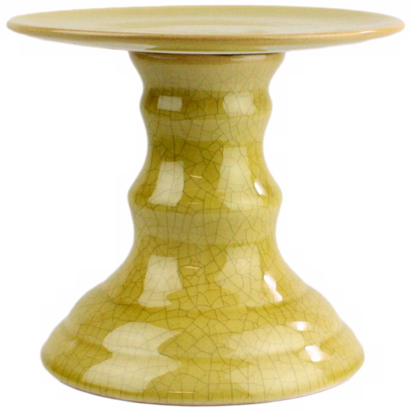 Parisian Yellow Small Round Platter