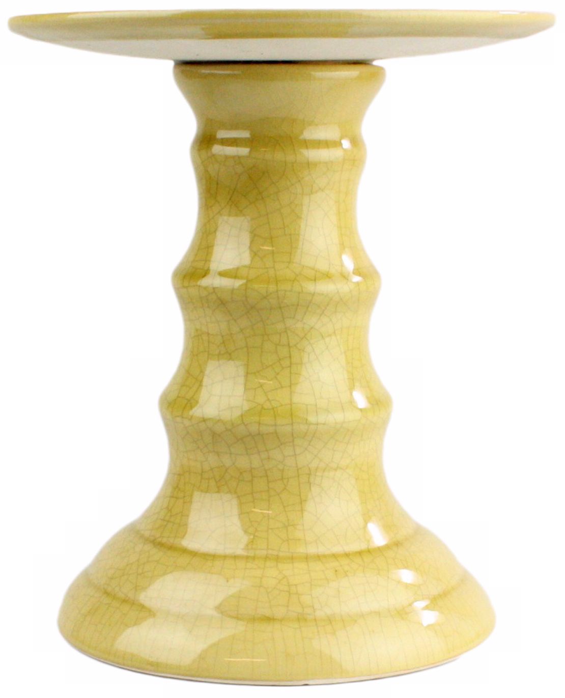 Parisian Yellow Medium Round Platter