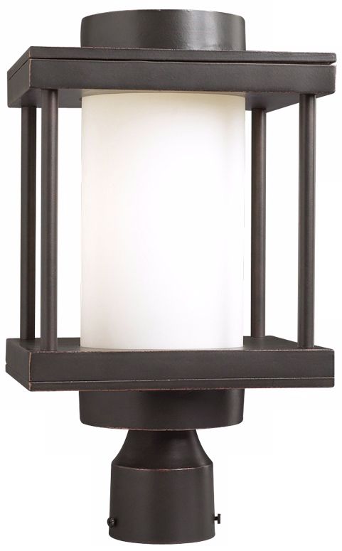Catalina 16" High Oiled Bronze Outdoor Post Light