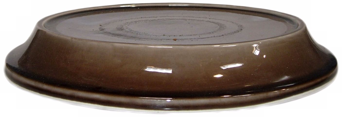 Parisian Brown Large Cake Plate