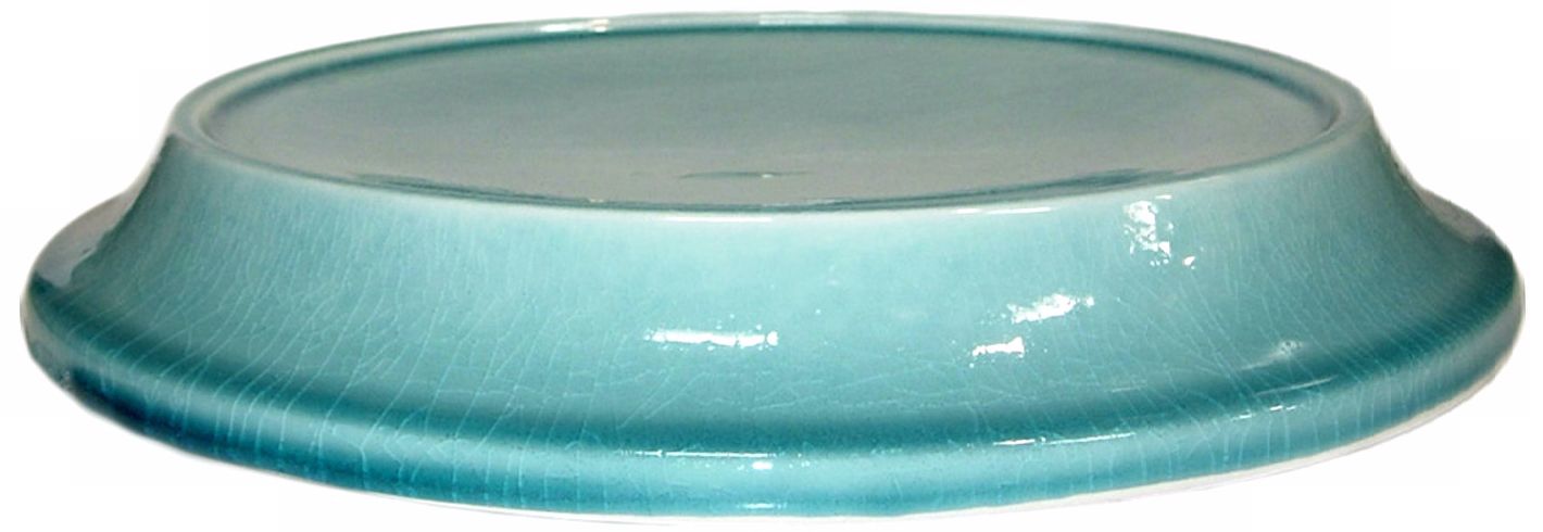 Parisian Teal Large Cake Plate