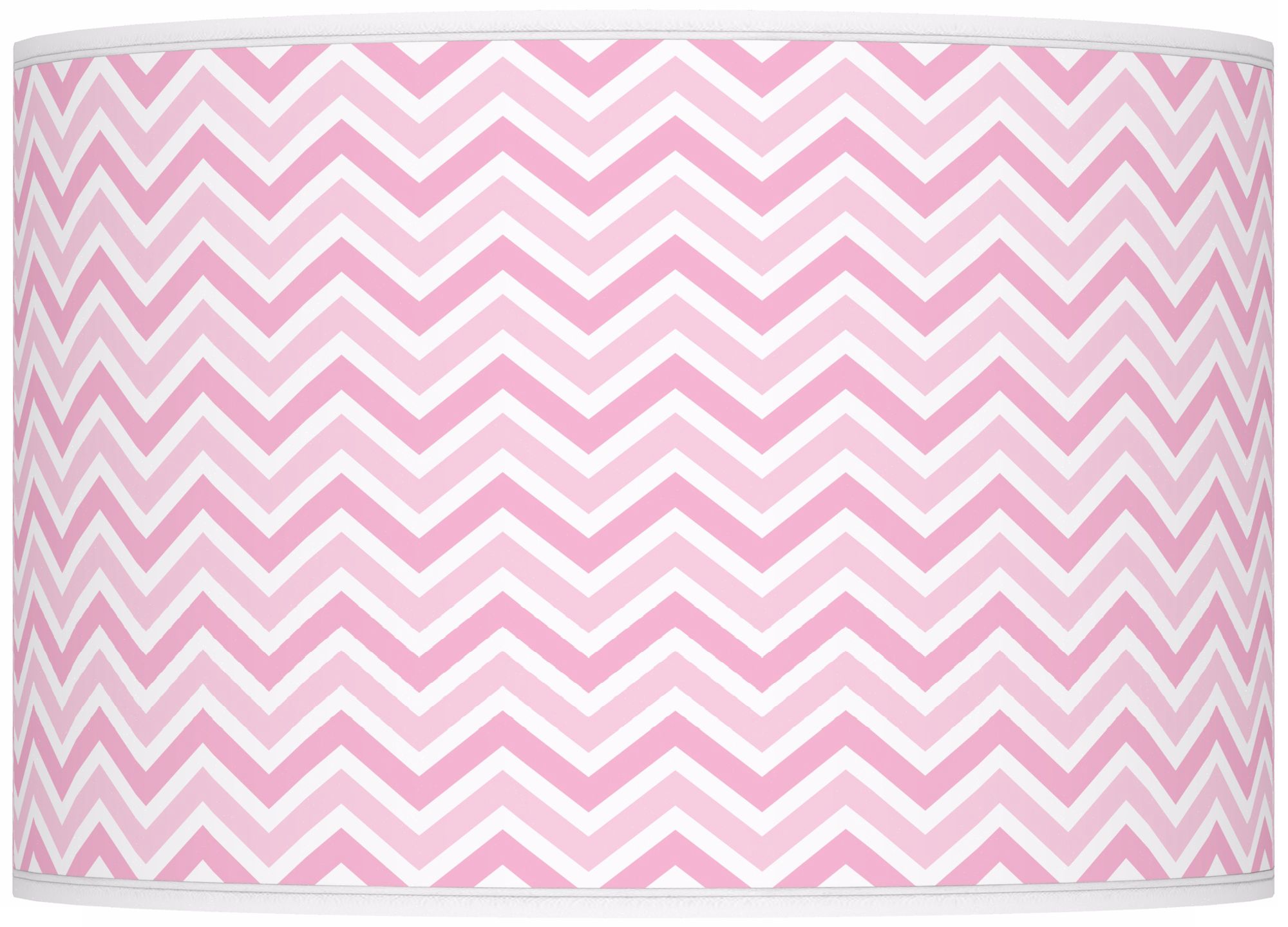 Pale Pink Narrow Zig Zag Ovo Table Lamp