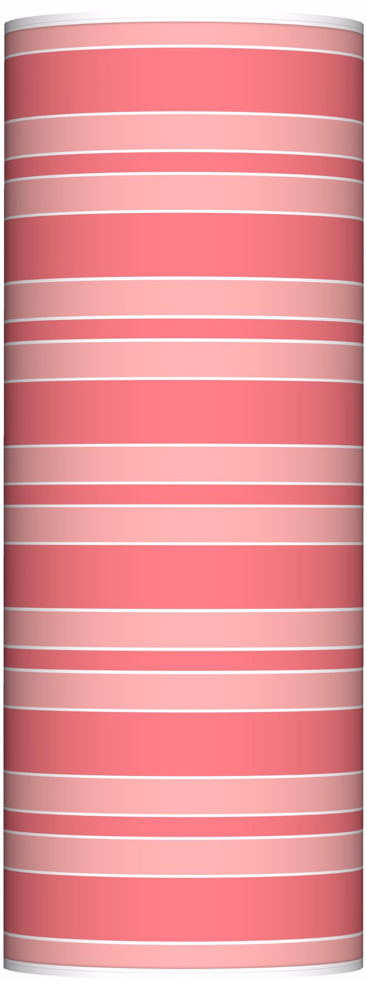Rose Bold Stripe Ovo Floor Lamp