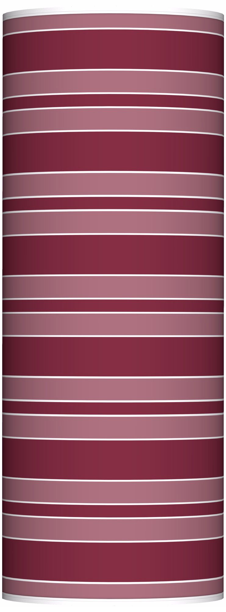 Dark Plum Bold Stripe Ovo Floor Lamp