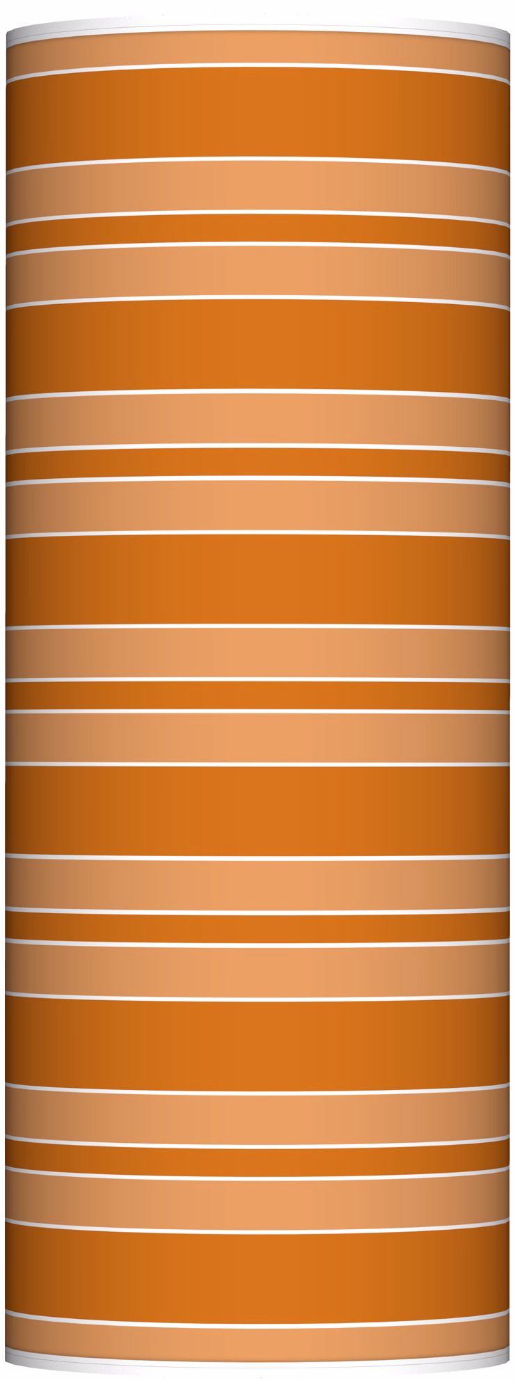 Cinnamon Spice Bold Stripe Ovo Floor Lamp