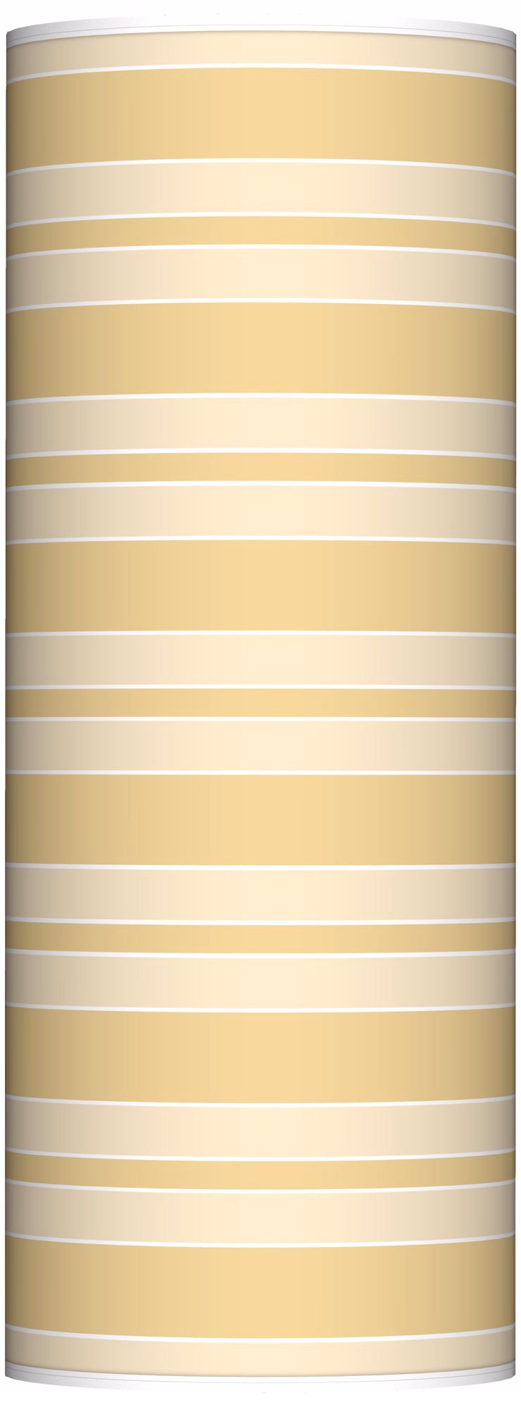 Humble Gold Bold Stripe Ovo Floor Lamp