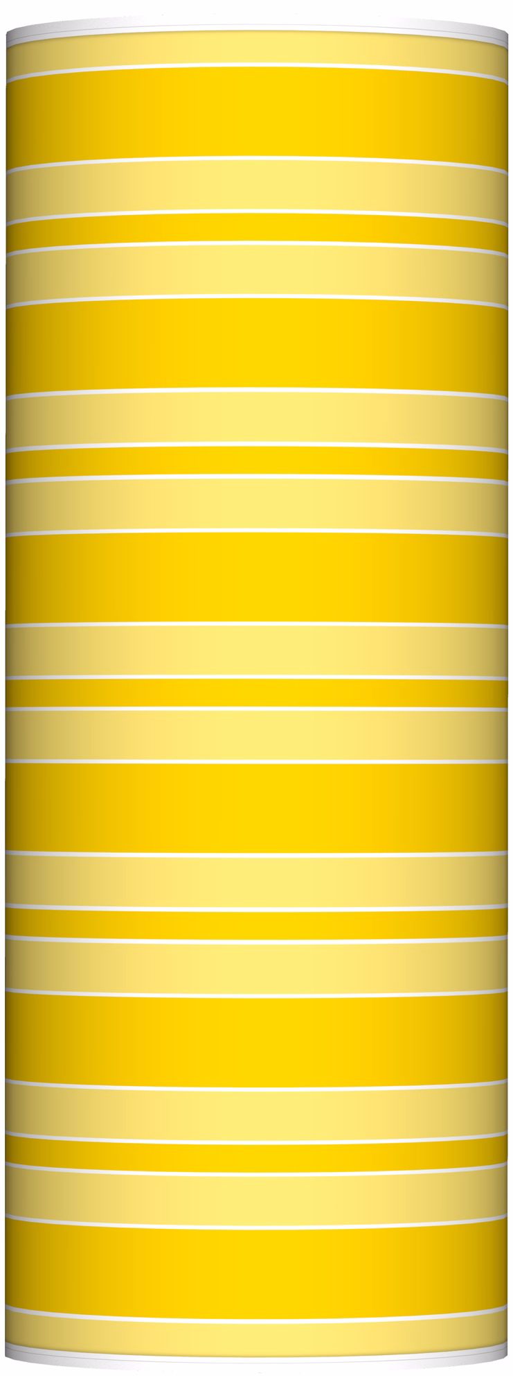 Citrus Bold Stripe Ovo Floor Lamp
