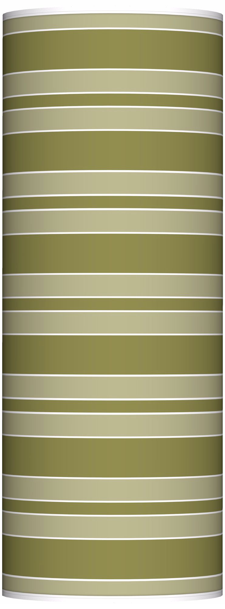 Rural Green Bold Stripe Ovo Floor Lamp