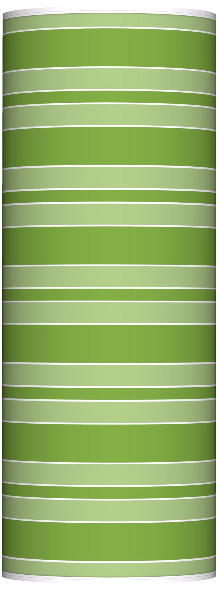Rosemary Green Bold Stripe Ovo Floor Lamp