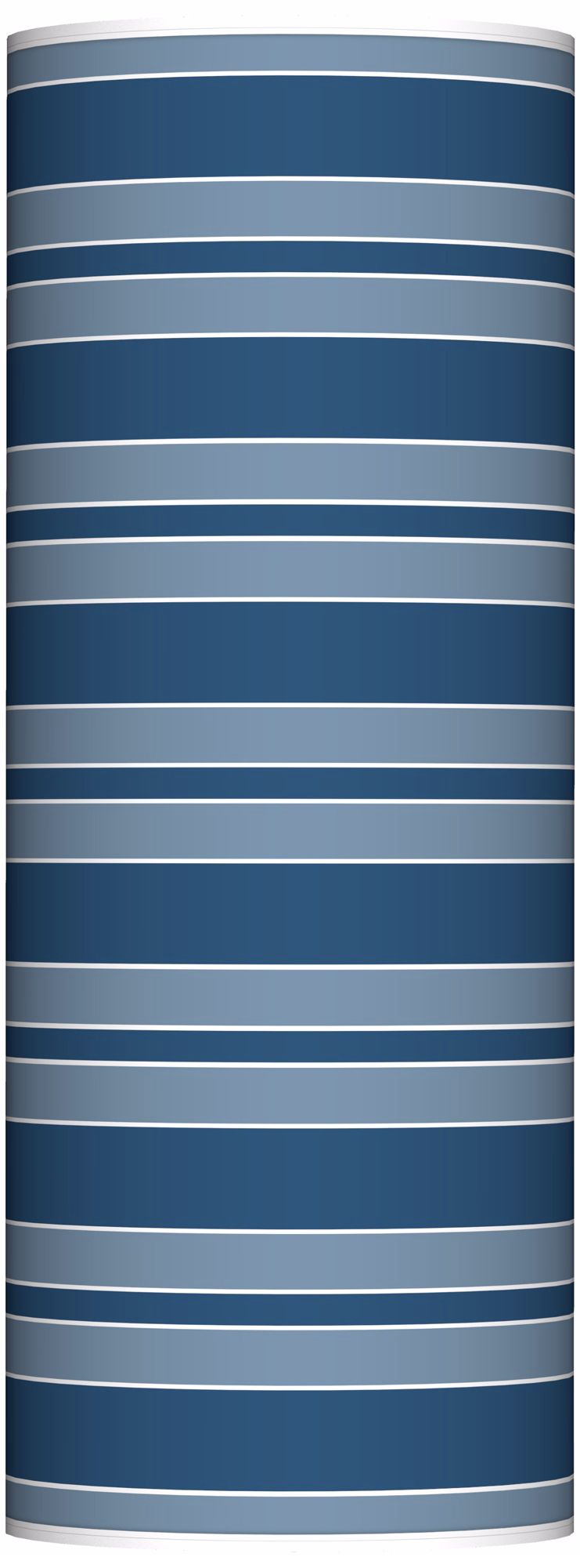 Regatta Blue Bold Stripe Ovo Floor Lamp
