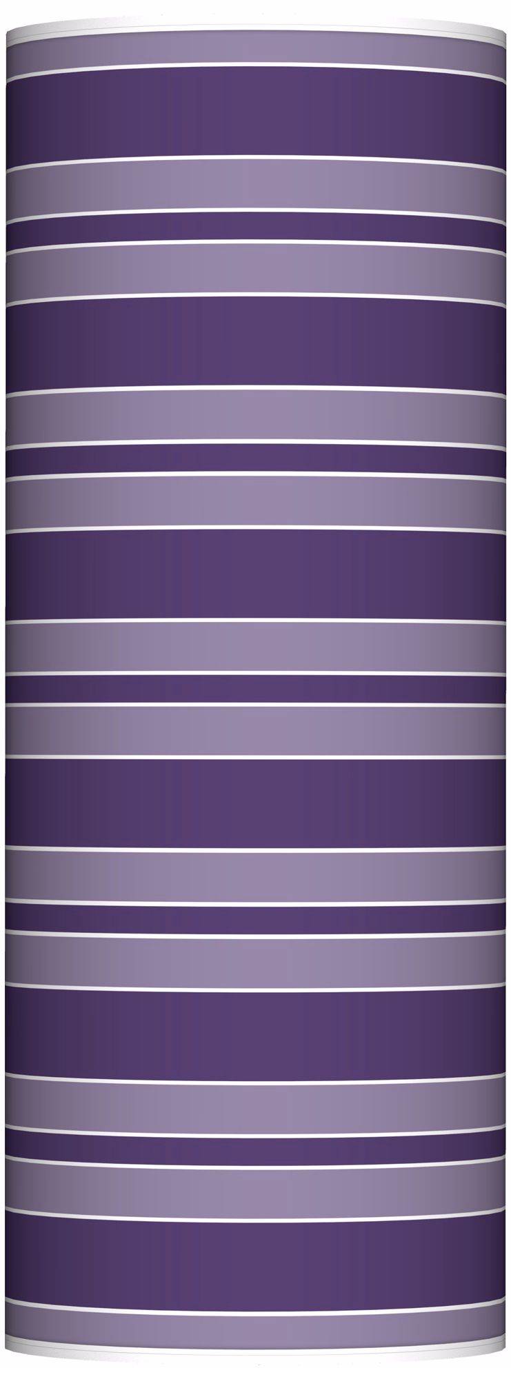 Izmir Purple Bold Stripe Ovo Floor Lamp