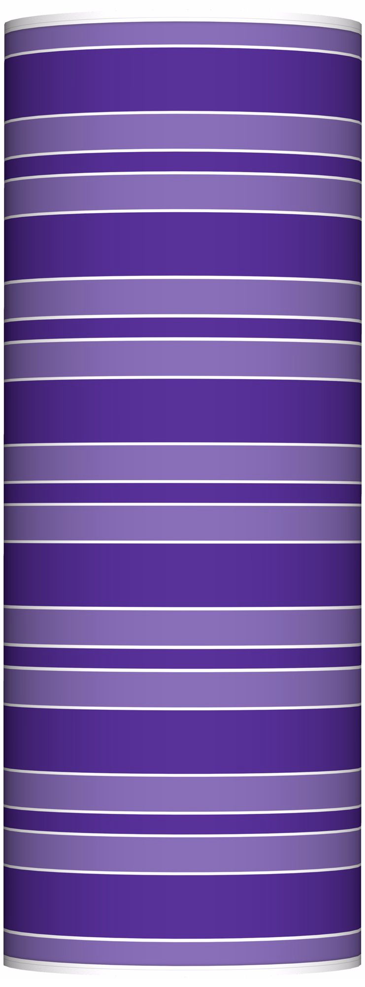Violet Bold Stripe Ovo Floor Lamp