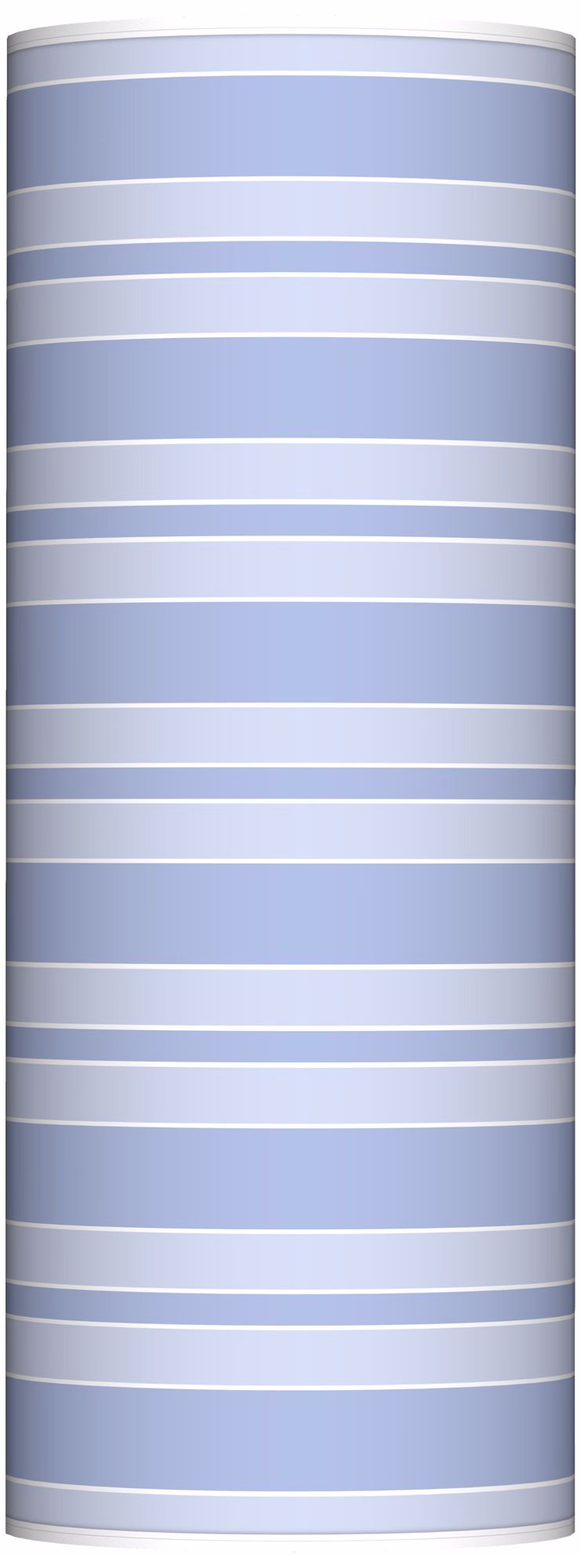 Lilac Bold Stripe Ovo Floor Lamp