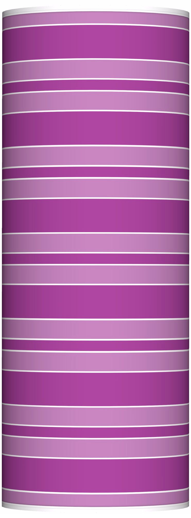 Peony Purple Bold Stripe Ovo Floor Lamp
