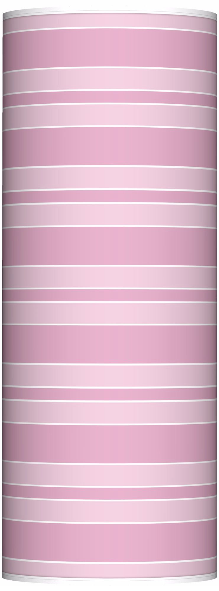 Pink Pansy Bold Stripe Ovo Floor Lamp