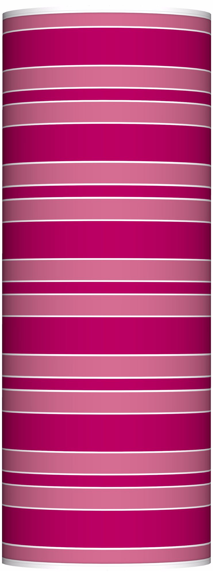French Burgundy Bold Stripe Ovo Floor Lamp