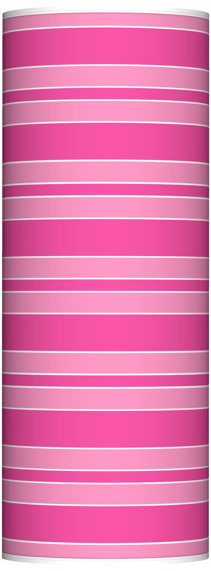 Fuchsia Bold Stripe Ovo Floor Lamp