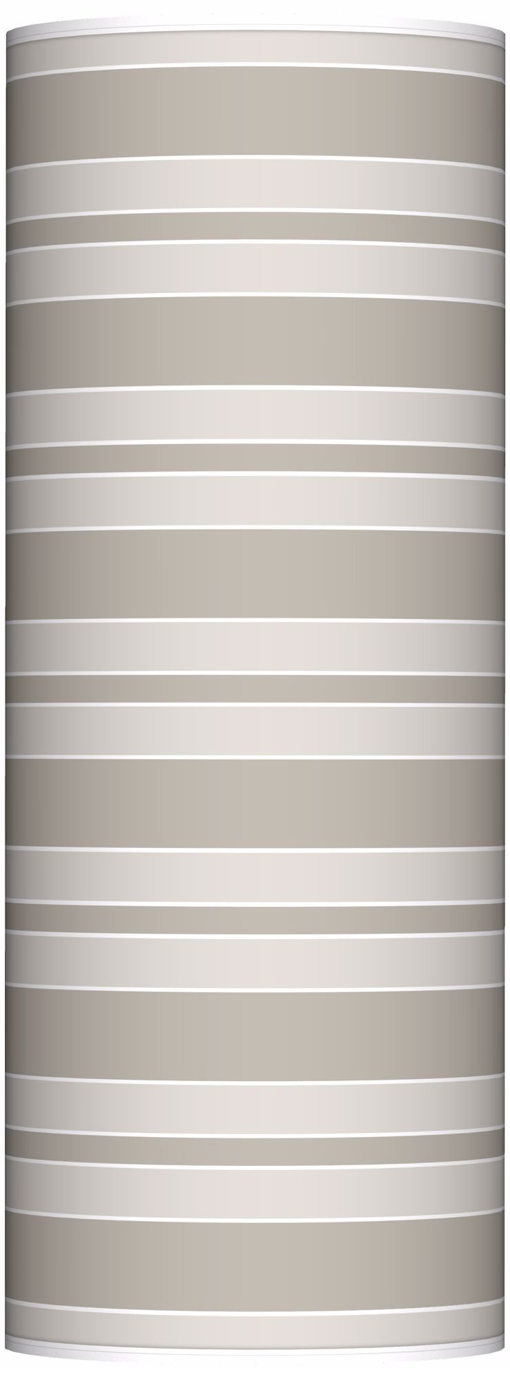 Requisite Gray Bold Stripe Ovo Floor Lamp