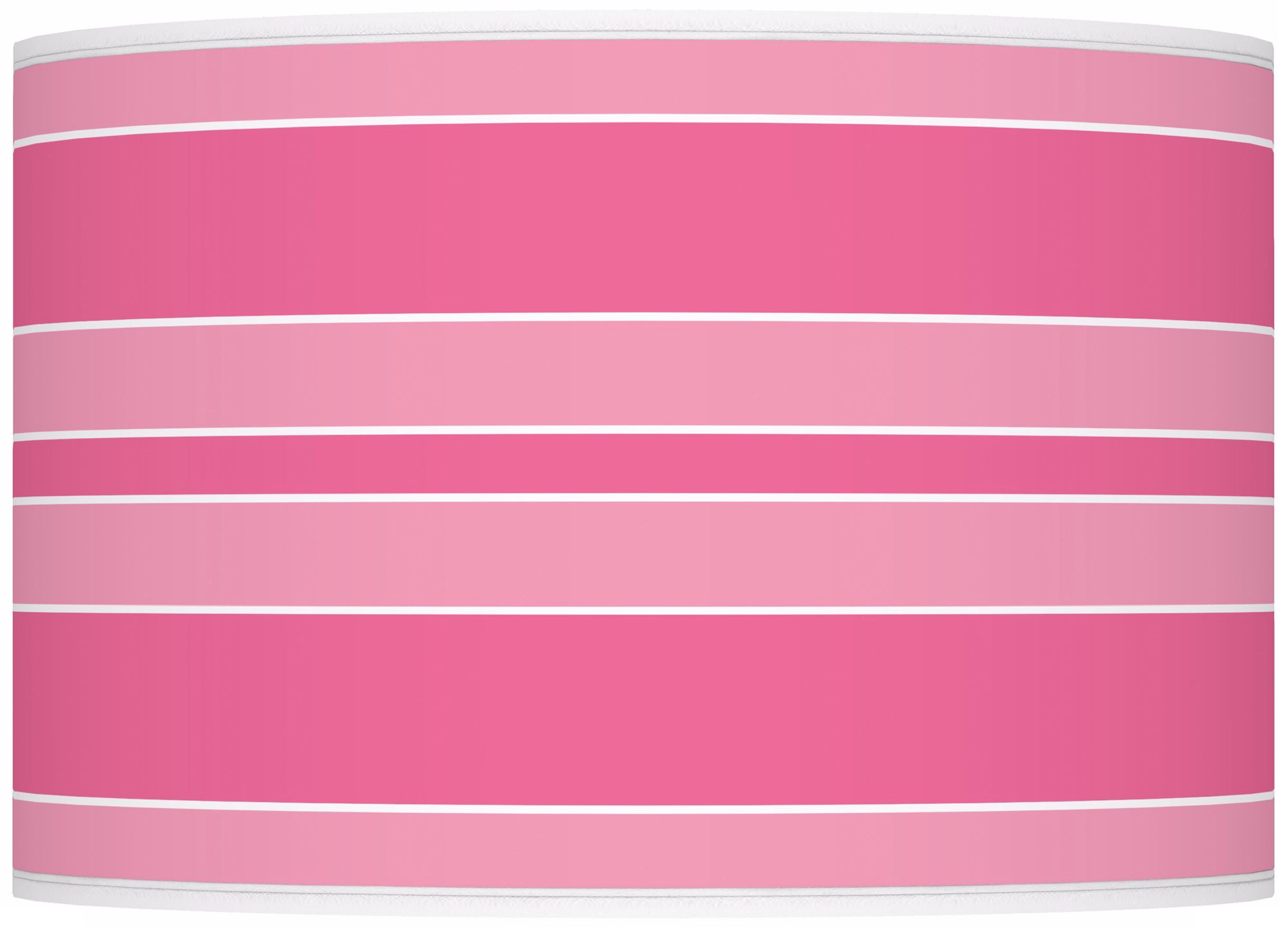 Blossom Pink Bold Stripe Ovo Table Lamp