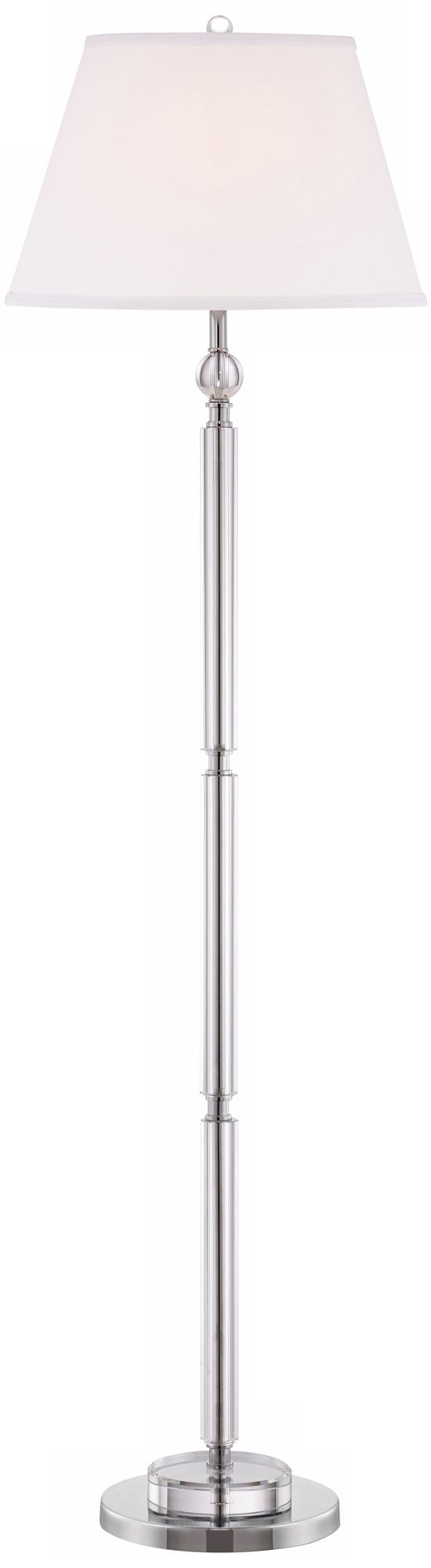 Vienna Full Spectrum Serena Crystal Column Floor Lamp
