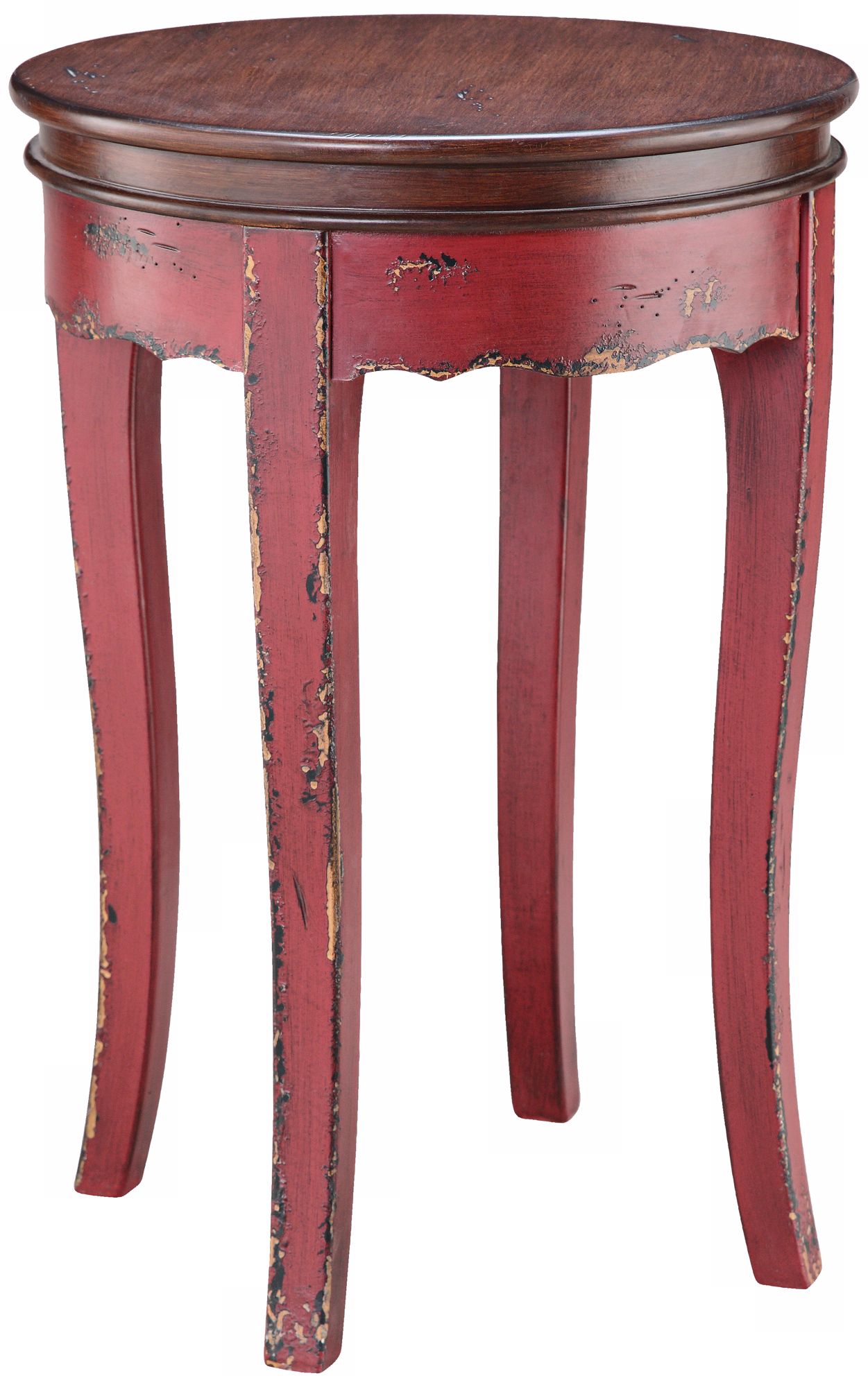 Kent Hand-Painted Red Scatter Table