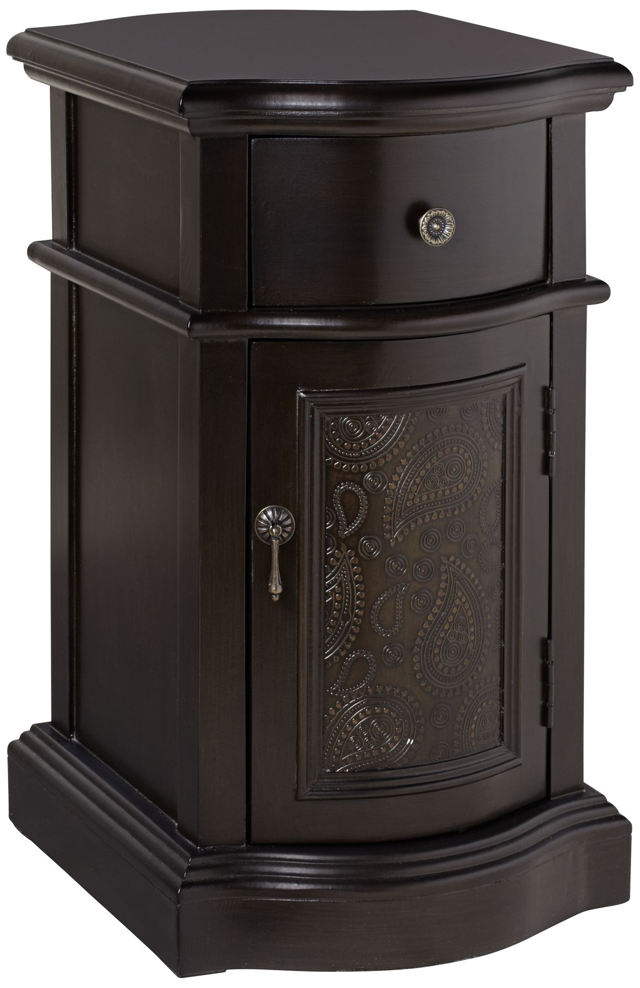 Heidi Petit Black Chairside Chest