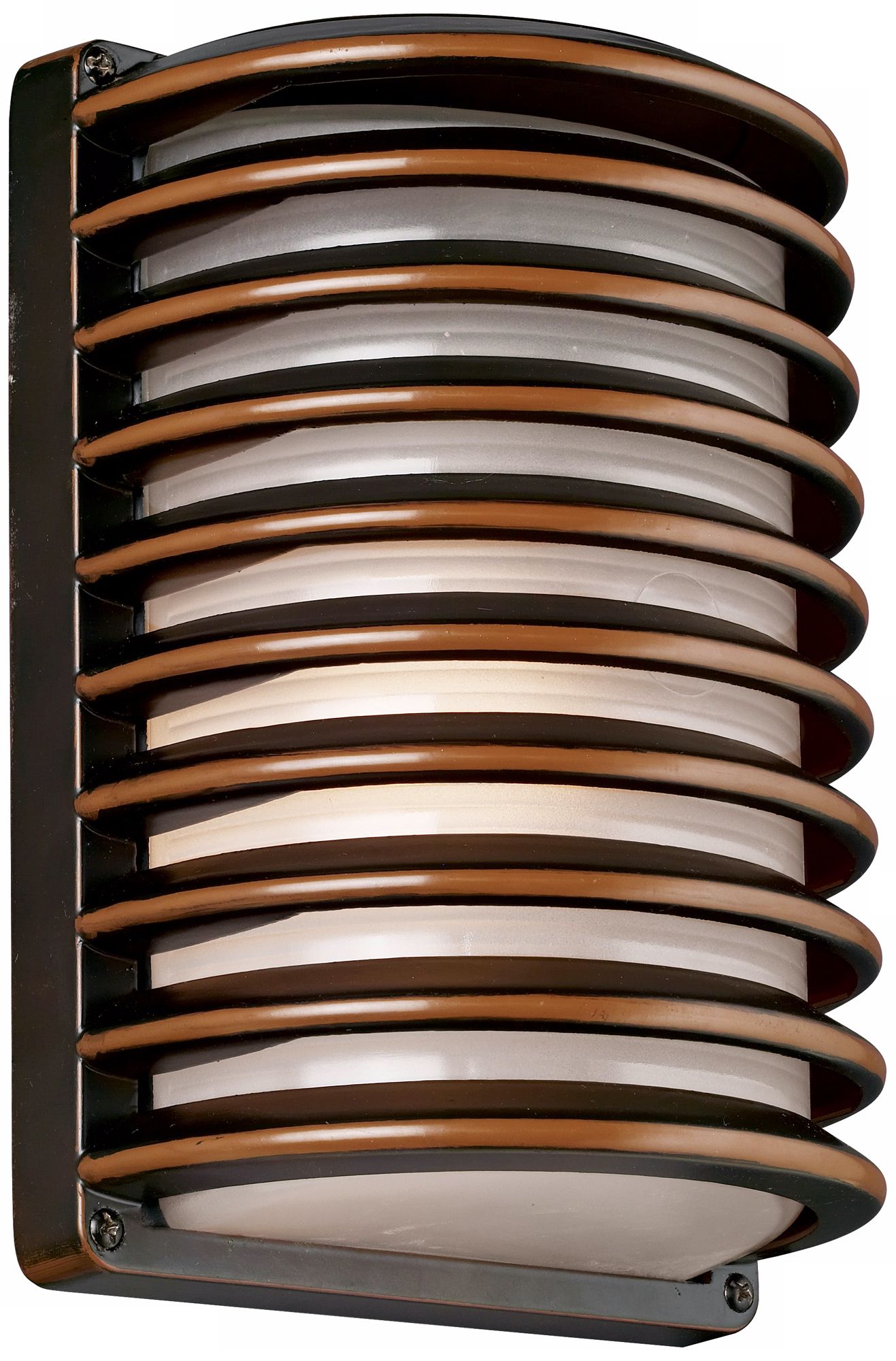 John Timberland Grid 10" High Energy Efficient Wall Sconce