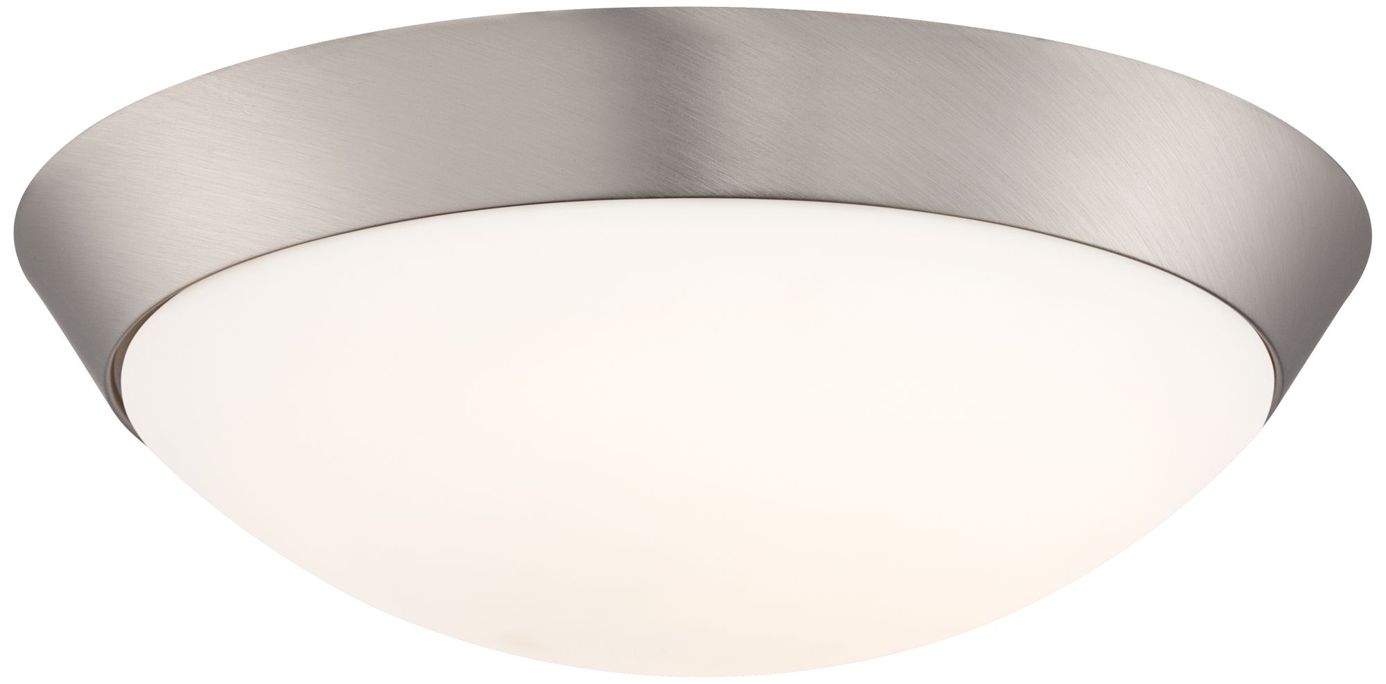 Davis Oil Brushed Steel 13" Wide LED Ceiling Light