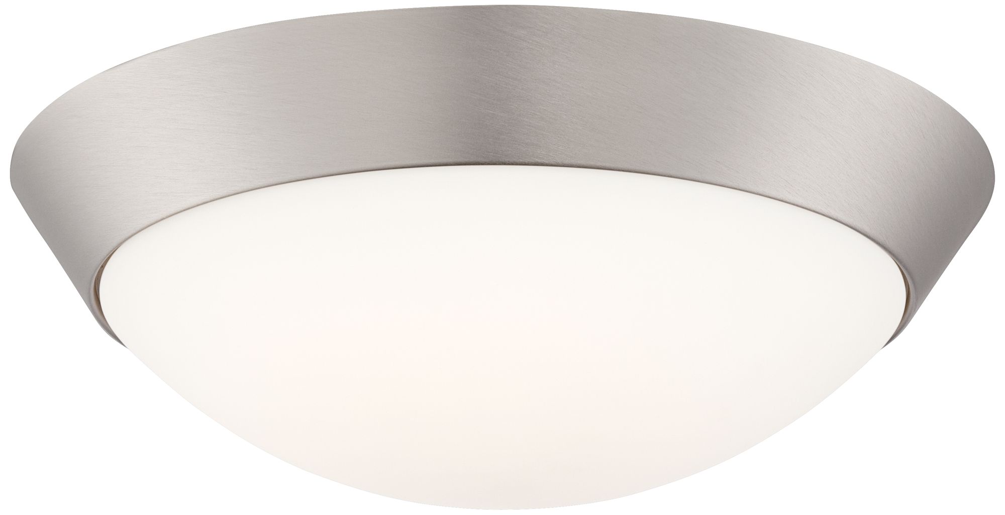 Davis Brushed Steel 11" Wide Ceiling Light