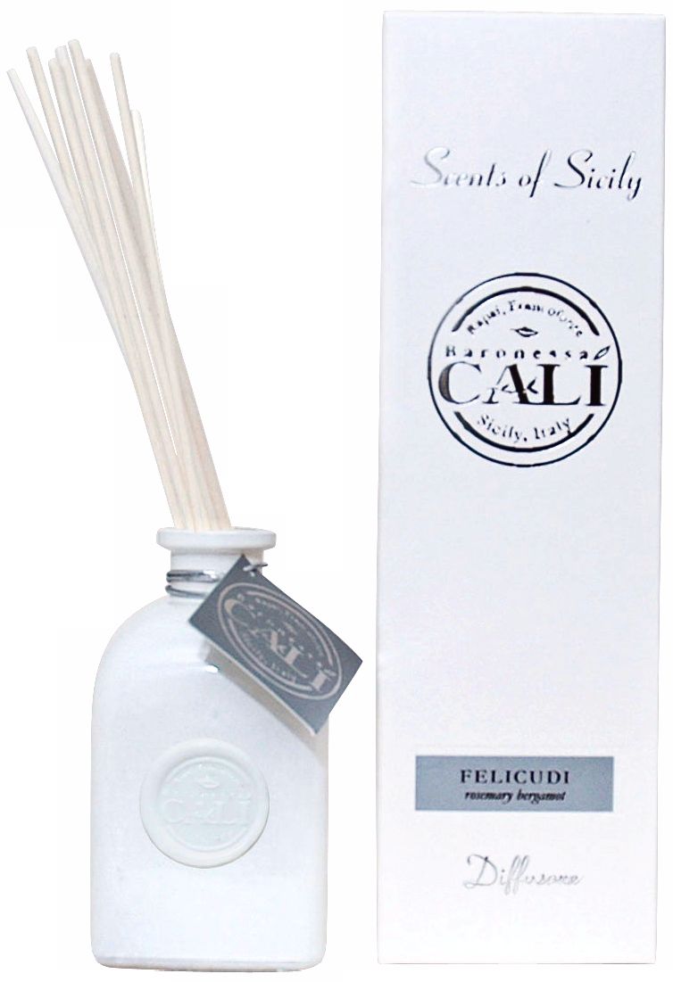 Filicudi Rosemary Begamot Scented White Diffuser