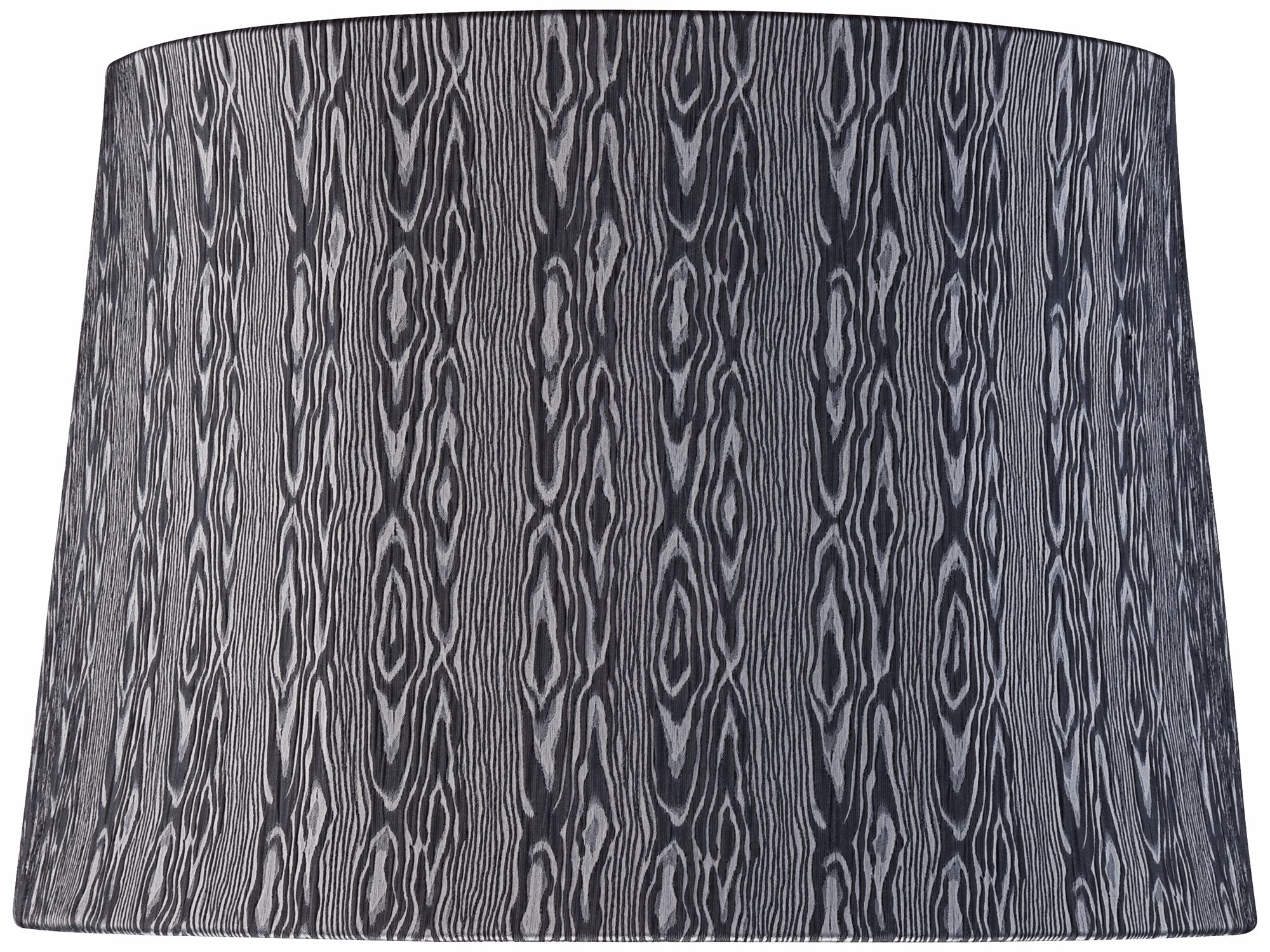 Granite Peak Wood Print Shade Ovo Table Lamp