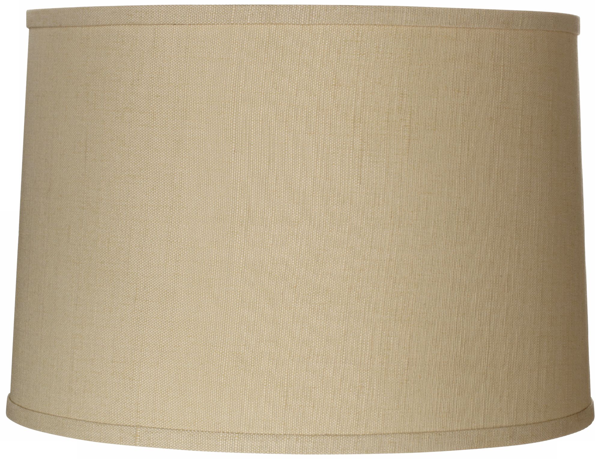 Rugged Brown Herbal Linen Shade Ovo Table Lamp