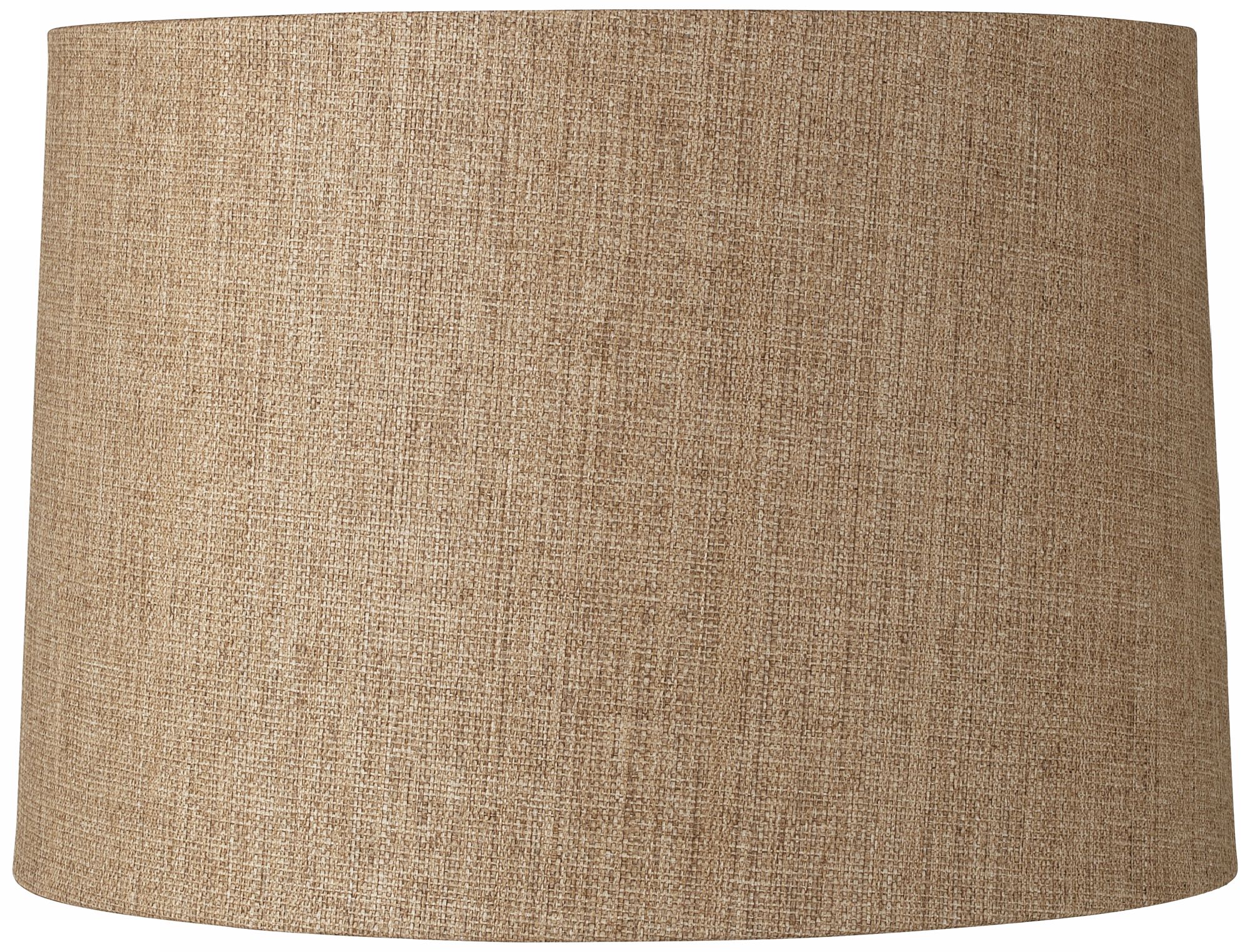 Rugged Brown Tan Woven Ovo Table Lamp