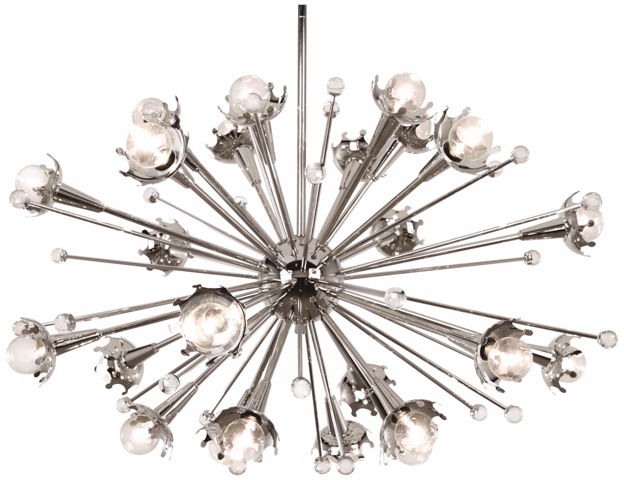Jonathan Adler Sputnik 24-Light Polished Nickel Chandelier